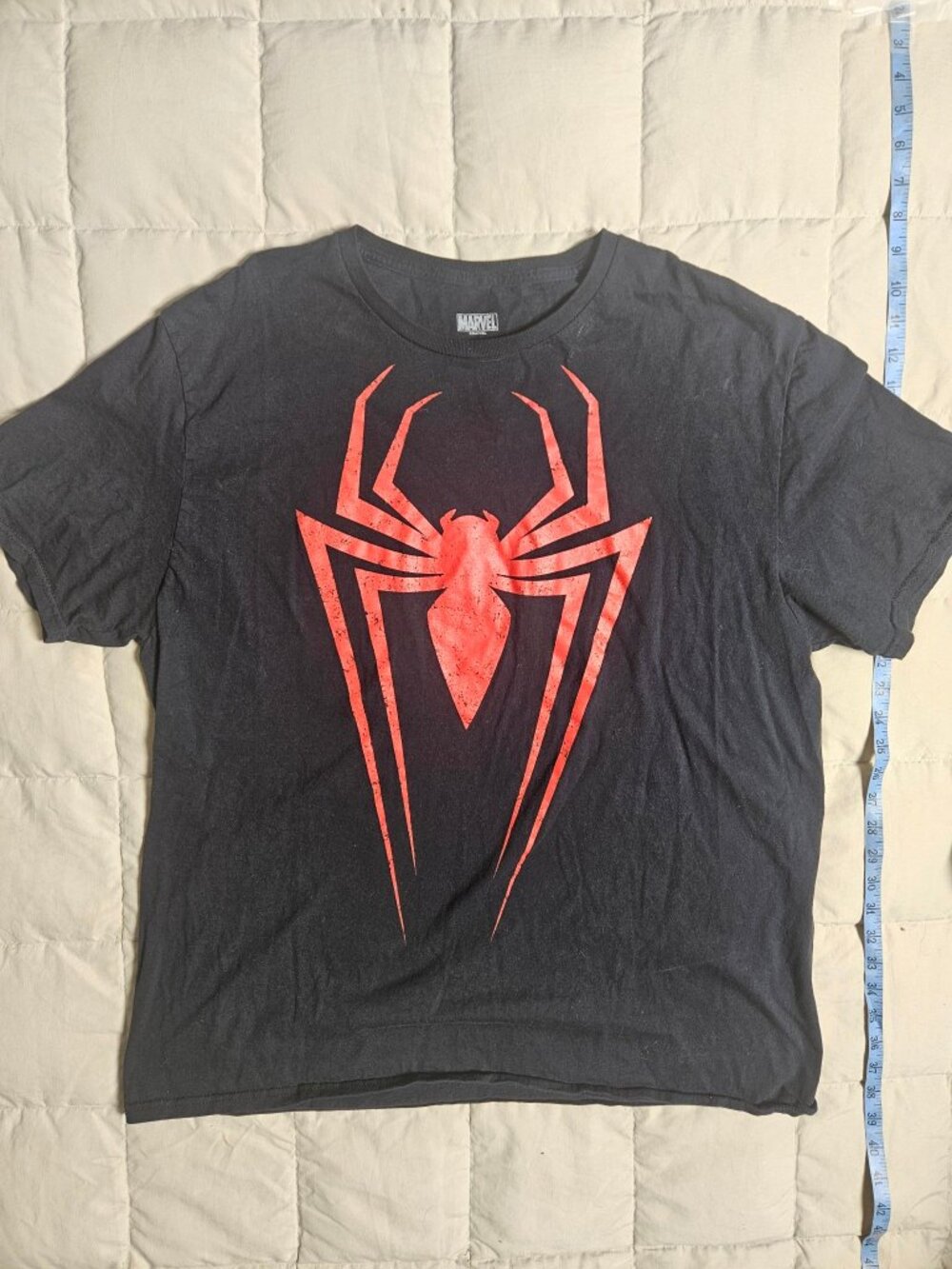Marvel Spider-Man Graphic Tee Black XL
